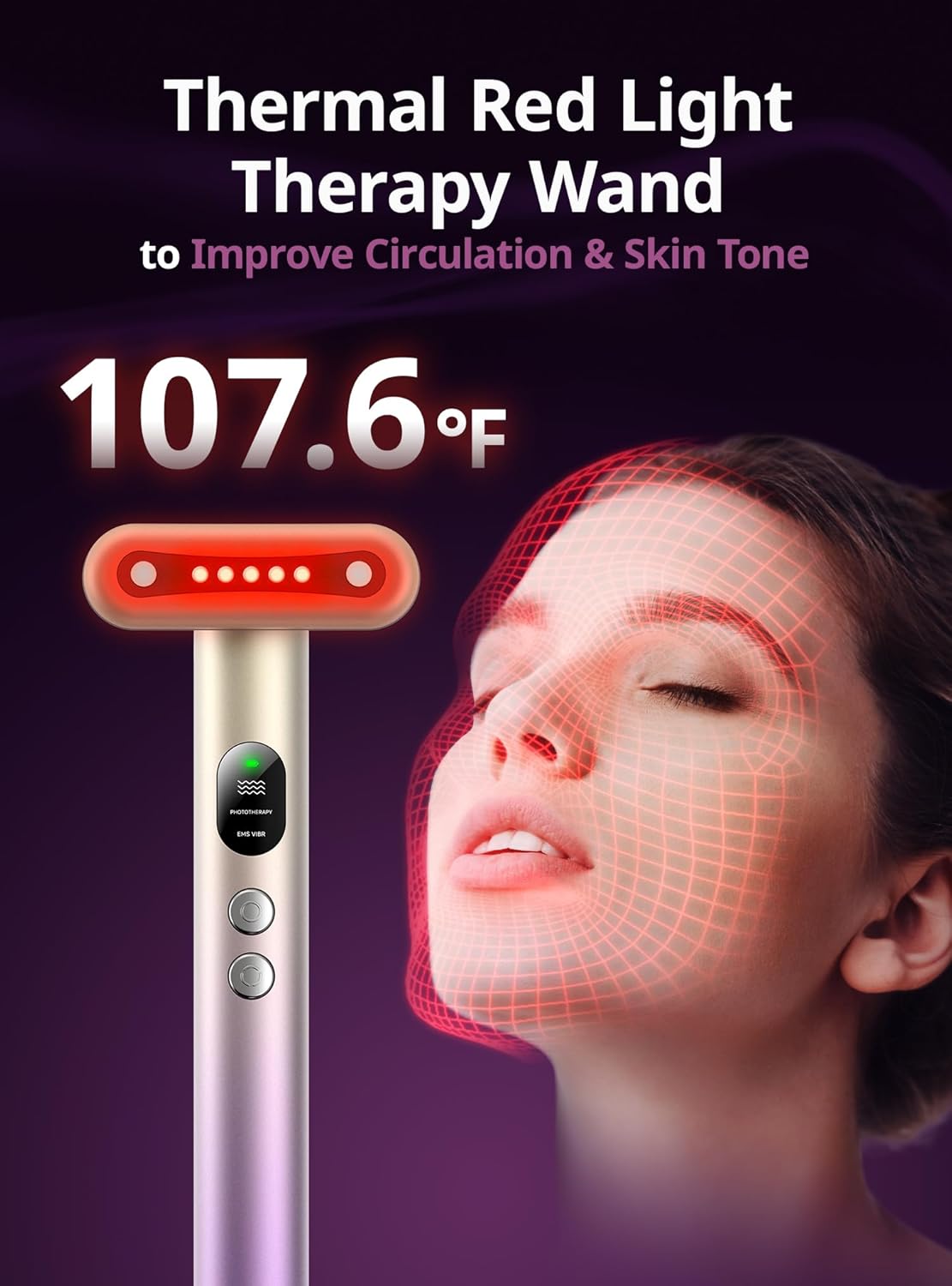 GlowLift™ Wand – Reduce Wrinkles & Boost Collagen in 5 Minutes a Day